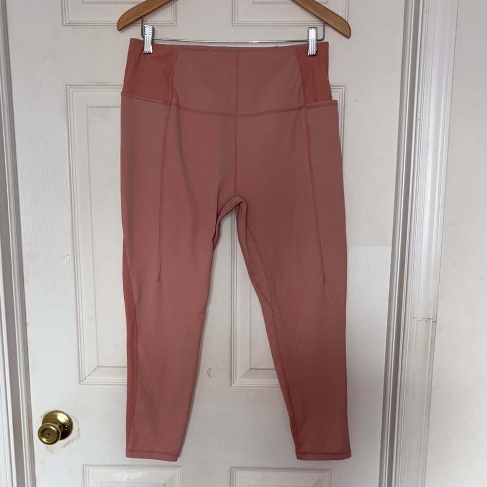 Sweaty Betty Super Soft 7/8 Leggings Pink Size 12